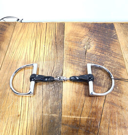 AJR Sport AJR Sport Rubber Twist Hinge D-ring Pony Bit 115mm/4.5in