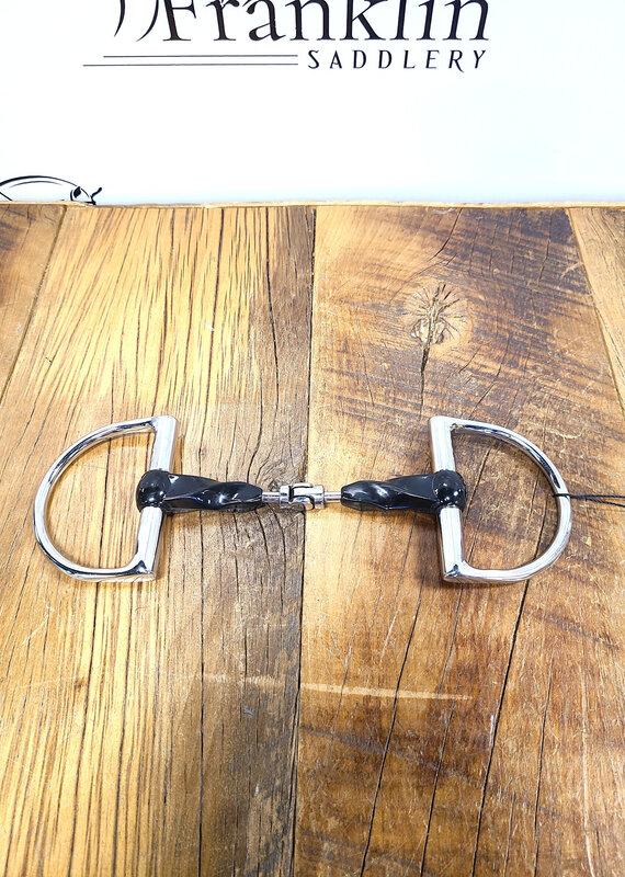 AJR Sport AJR Sport Rubber Twist Hinge D-ring Pony Bit 115mm/4.5in