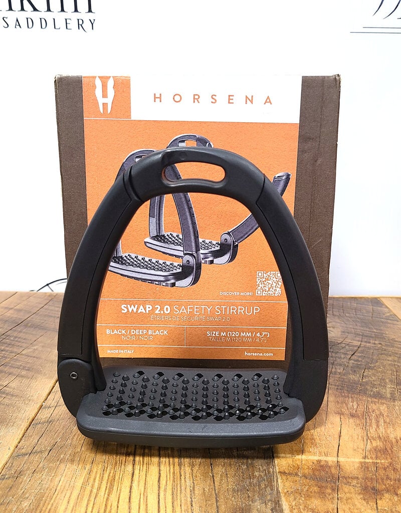 Horsena Horsena Swap 2.0 Safety Stirrups Black 4.7"