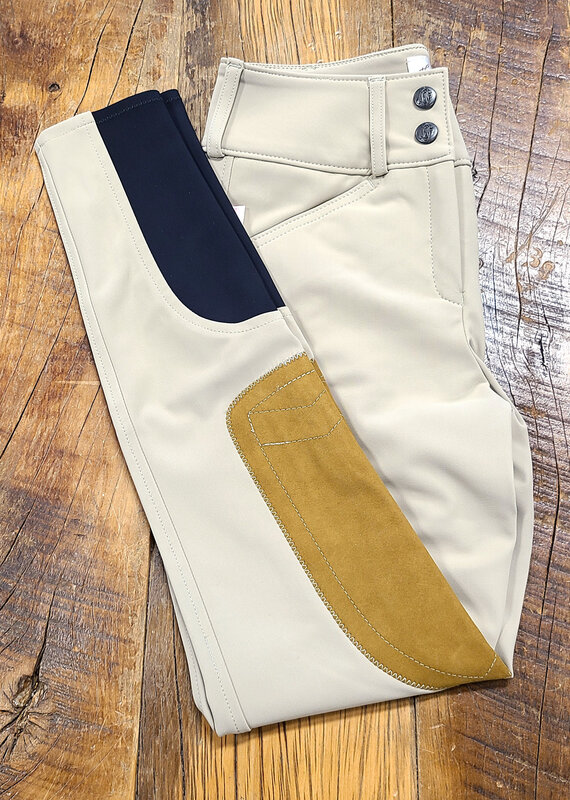 The Tailored Sportsman The Tailored Sportsman Girls TechLight FZ Clarino Bootsoock Breech Tan