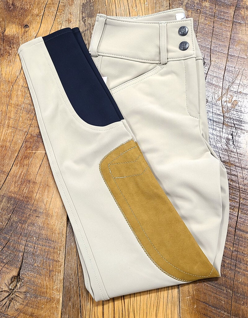 The Tailored Sportsman The Tailored Sportsman Girls TechLight FZ Clarino Bootsoock Breech Tan