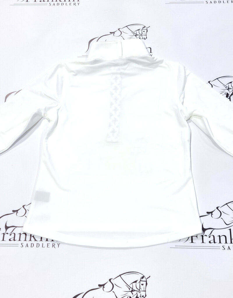 Kerrits Kerrits Kids WInter Circuit Show Shirt White/Bits N Crops