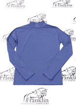 The Tailored Sportsman The Tailored Sportsman Mock Neck Long Sleeve Sun Shirt Bijou Blue