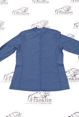 Hannah Childs Lifestyle Hannah Childs Cameron Rib Mock Neck Performance Top Deep Sea