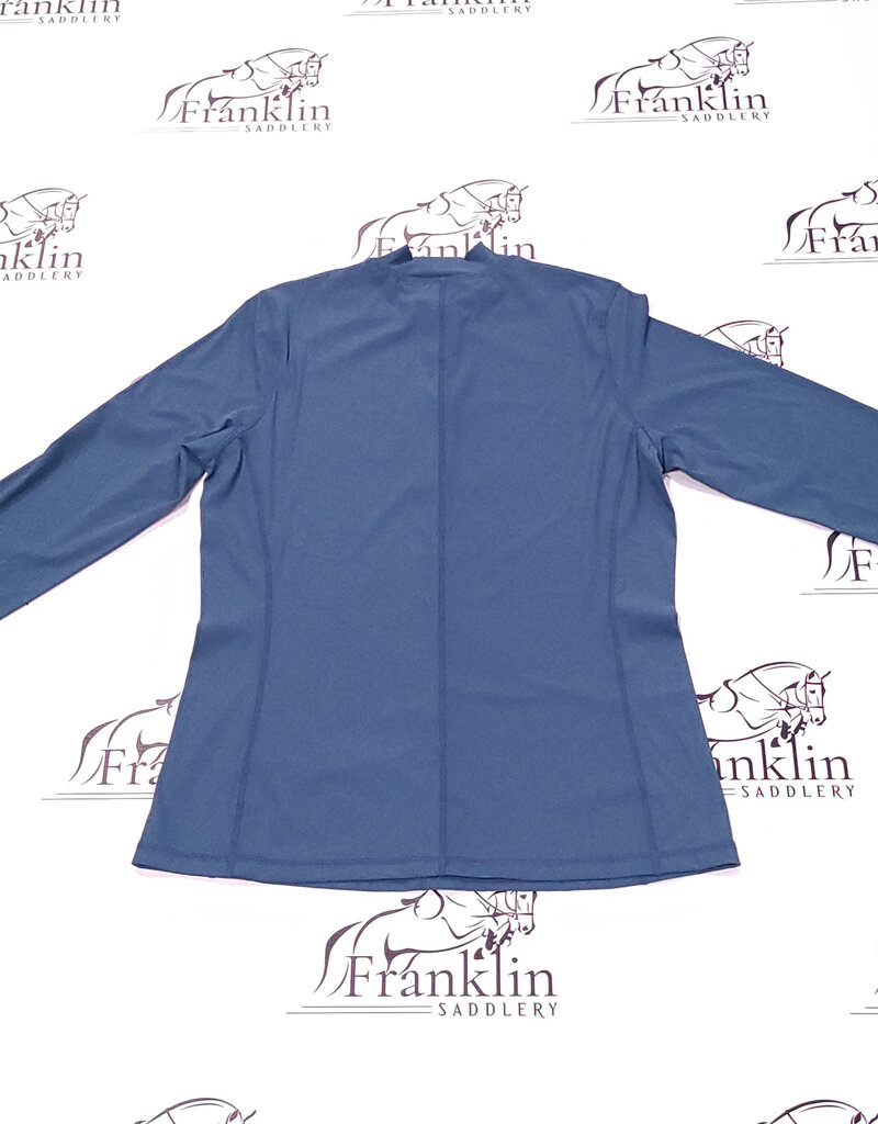 Hannah Childs Lifestyle Hannah Childs Cameron Rib Mock Neck Performance Top Deep Sea