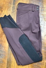 RJ Classics RJ Classics Women's Gracie Knee Patch Breech Chocolate Plum