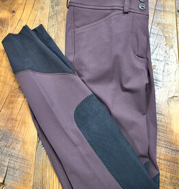 RJ Classics RJ Classics Women's Gracie Knee Patch Breech Chocolate Plum