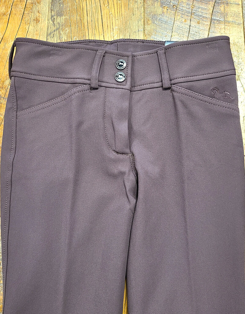 RJ Classics RJ Classics Women's Gracie Knee Patch Breech Chocolate Plum