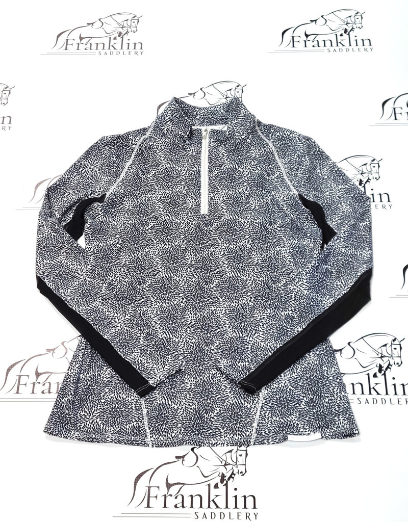 RJ Classics RJ Classics Women's Libby LS Sun Shirt Floral Burst Black