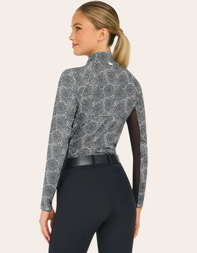 RJ Classics RJ Classics Women's Libby LS Sun Shirt Floral Burst Black