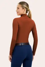 RJ Classics RJ Classics Joelle Mock Neck Shirt Baked Clay