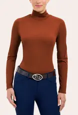 RJ Classics RJ Classics Joelle Mock Neck Shirt Baked Clay