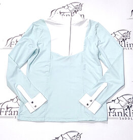 Hannah Childs Lifestyle Hannah Childs Kid's Luna Long Sleeve Show Shirt Sea Glass Size