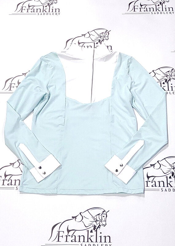 Hannah Childs Lifestyle Hannah Childs Kid's Luna Long Sleeve Show Shirt Sea Glass Size