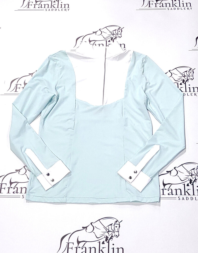 Hannah Childs Lifestyle Hannah Childs Kid's Luna Long Sleeve Show Shirt Sea Glass Size