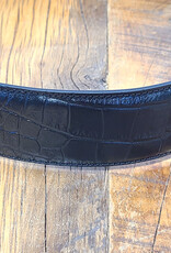 The Tailored Sportsman The Tailored Sportsman What A Croc! Black/Silver Belt