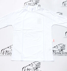 The Tailored Sportsman The Tailored Sportsman Mock Neck Short Sleeve Sun Shirt White