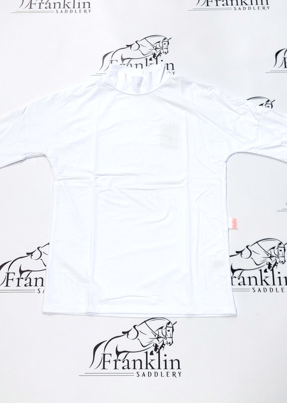 The Tailored Sportsman The Tailored Sportsman Mock Neck Short Sleeve Sun Shirt White