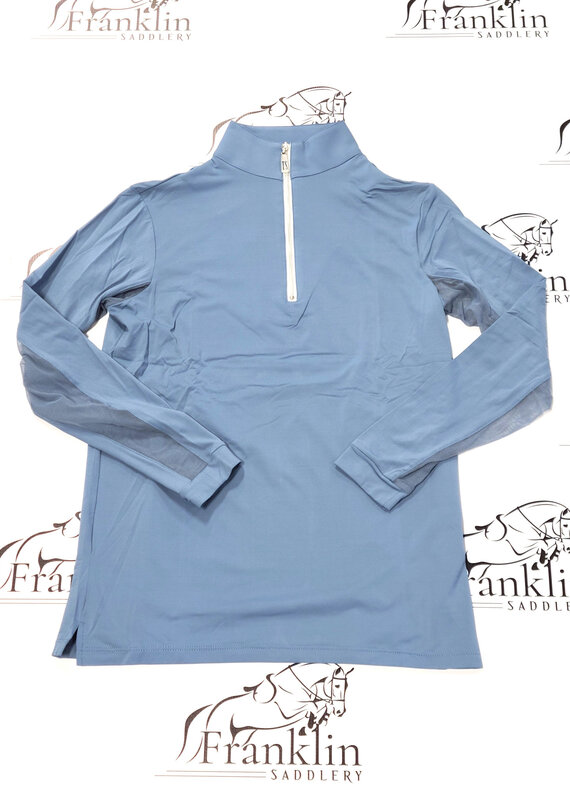 The Tailored Sportsman The Tailored Sportsman Women's IceFil LS Sun Shirt Blue Heaven/White/Silver