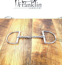 AJR Sport AJR Sport Single Jointed Contour Barrel D-Ring Bit 135mm/5.25in