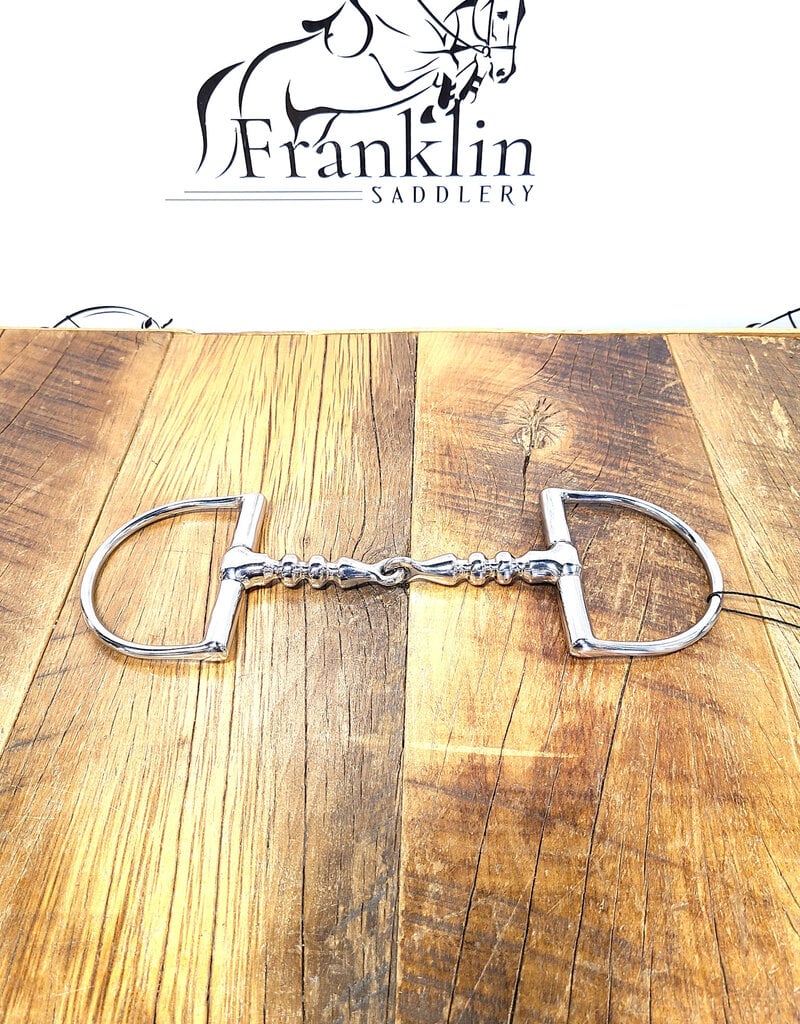 AJR Sport AJR Sport Single Jointed Contour Barrel D-Ring Bit 135mm/5.25in