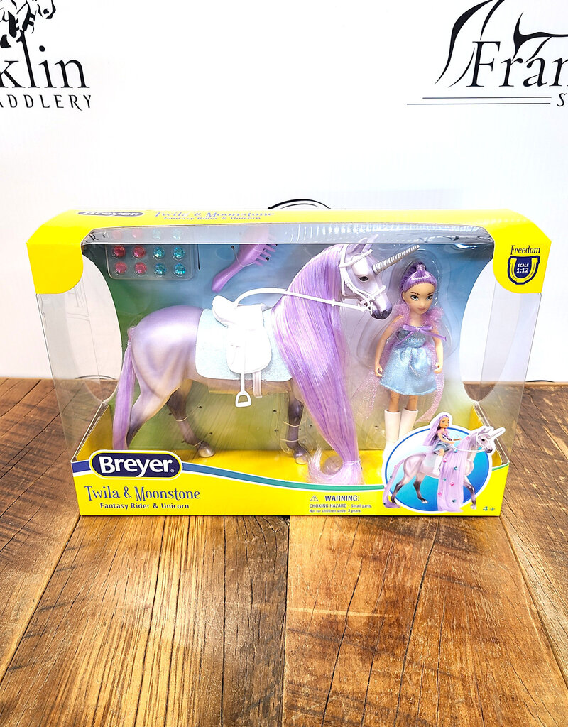 Breyer Breyer Twila and Moonstone Fantasy Rider and Unicorn