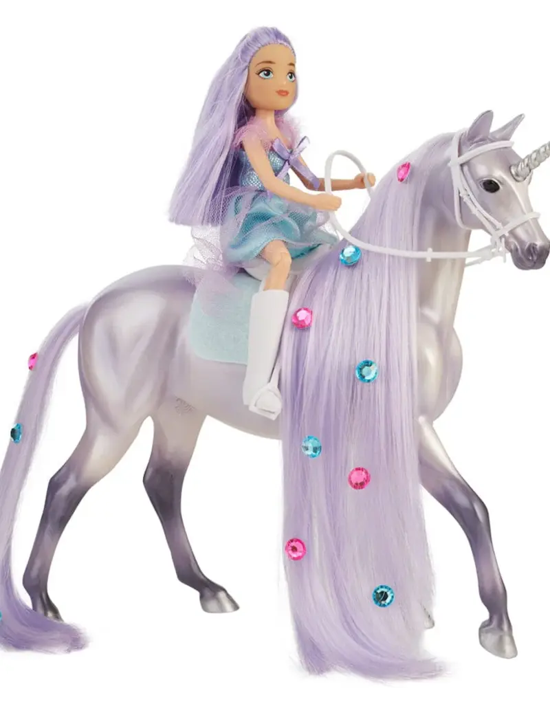 Breyer Breyer Twila and Moonstone Fantasy Rider and Unicorn