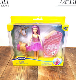 Breyer Breyer Lyra Unicorn Rider with Tack Freedom Series