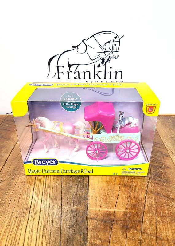 Breyer Breyer Unicorn Carriage and Foal Stablemates