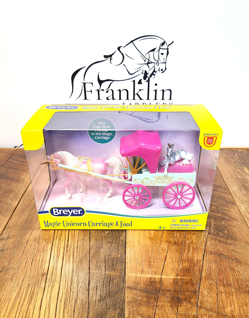 Breyer Breyer Unicorn Carriage and Foal Stablemates
