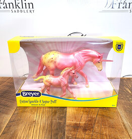 Breyer Breyer Cotton Sparkle and Sugar Puff Unicorn and Foal Set