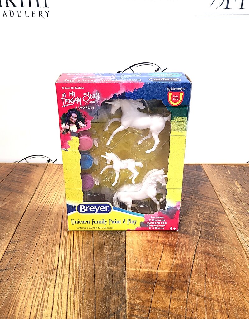 Breyer Breyer Unicorn Family Paint and Play