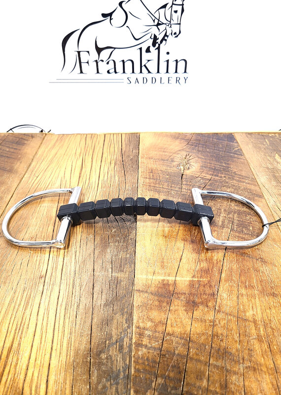 AJR Sport AJR Sport Rubber Block Morph D Ring Pony Bit 115mm/4.5in