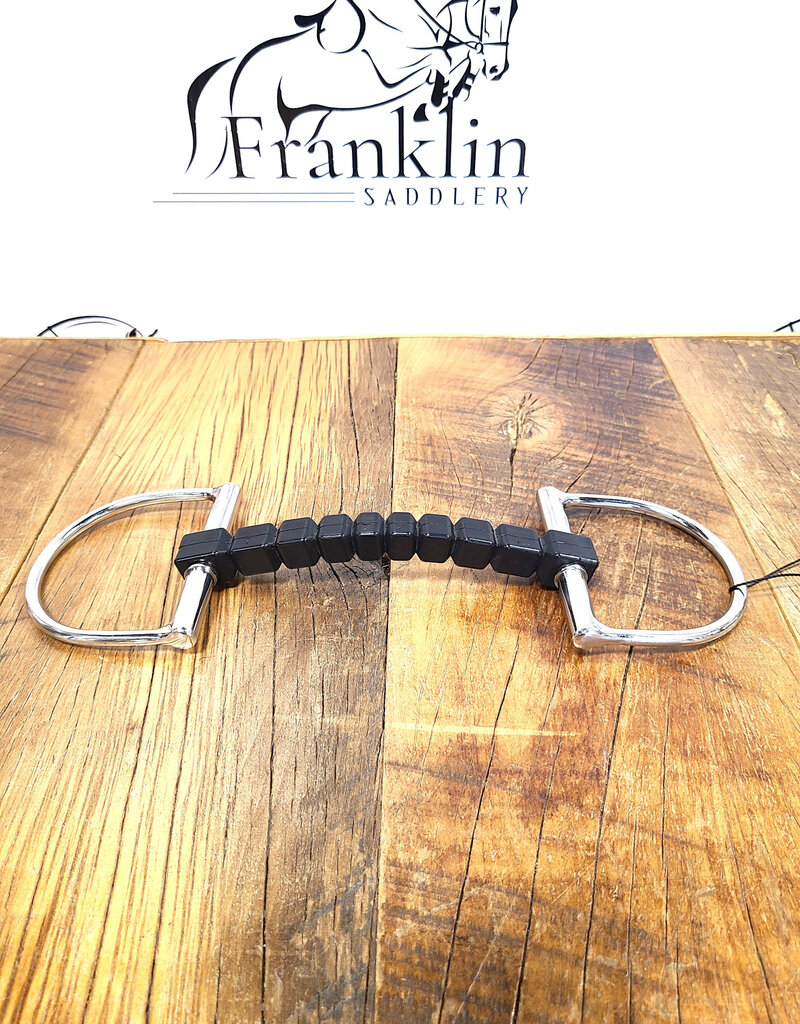 AJR Sport AJR Sport Rubber Block Morph D Ring Pony Bit 115mm/4.5in