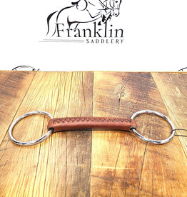 AJR Sport AJR Sport Leather Covered Morph Loose Ring Bit 135mm/5.25in