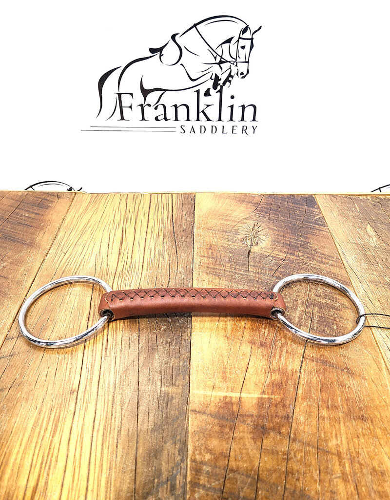 AJR Sport AJR Sport Leather Covered Morph Loose Ring Bit 135mm/5.25in