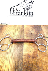 AJR Sport AJR Sport Leather Covered Morph Two Ring Bit 135mm/5.25in