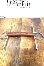 AJR Sport AJR Sport Leather Covered Morph Full Cheek Bit 135mm/5.25in