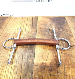 AJR Sport AJR Sport Leather Covered Morph Full Cheek Bit 135mm/5.25in