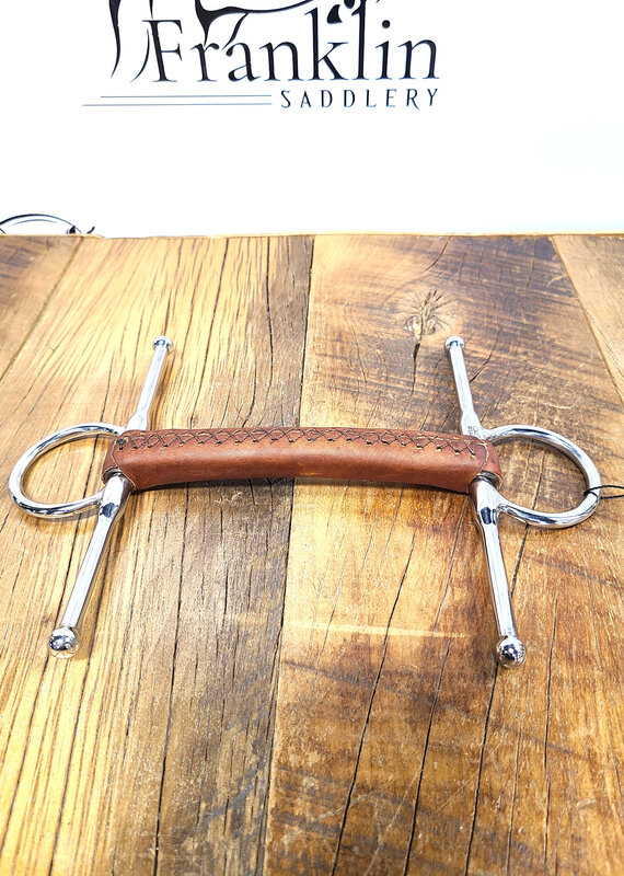 AJR Sport AJR Sport Leather Covered Morph Full Cheek Bit 135mm/5.25in