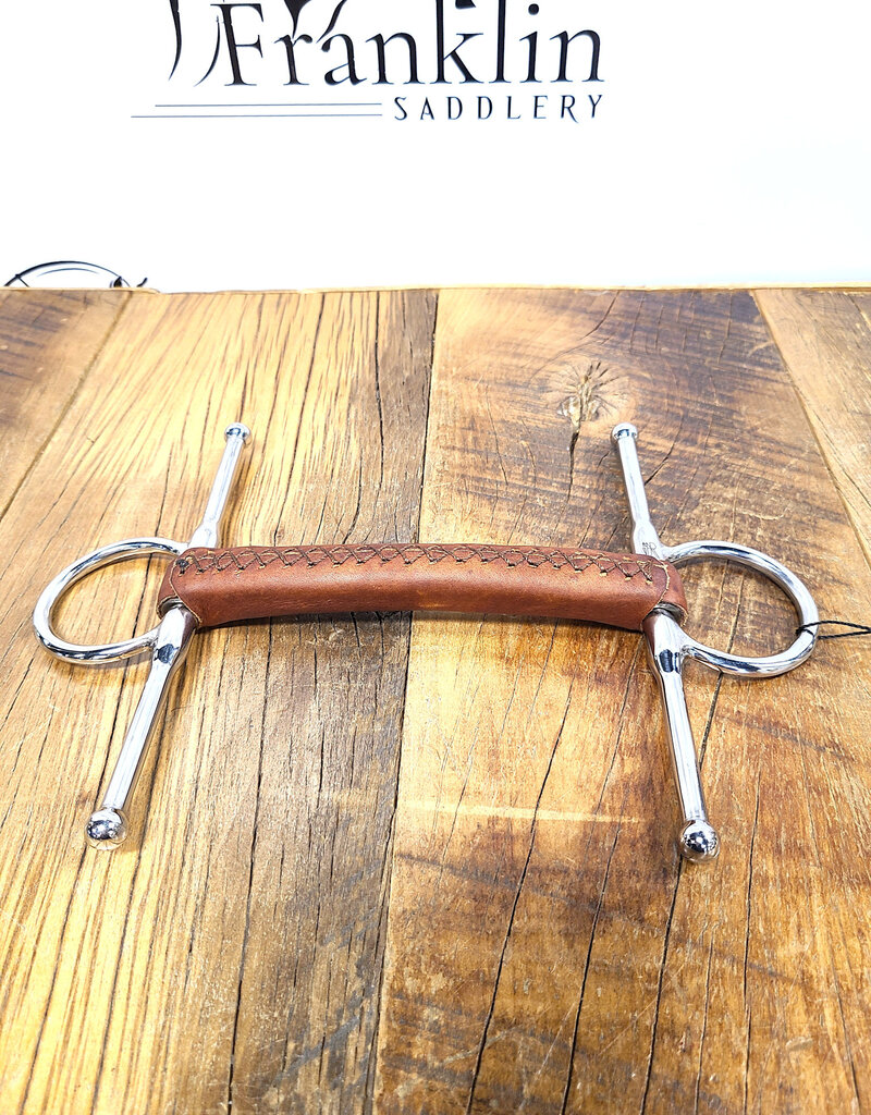 AJR Sport AJR Sport Leather Covered Morph Full Cheek Bit 135mm/5.25in