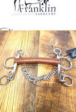 AJR Sport AJR Sport Leather Covered Morph Pelham Bit 135mm/5.25in