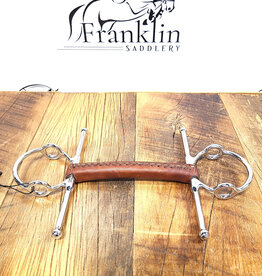 AJR Sport AJR Sport Leather Covered Morph Nelson Gag Bit 135mm/5.25in