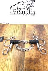 AJR Sport AJR Sport Rubber Block With French Link Baby Pelham Bit 135mm/5.25in