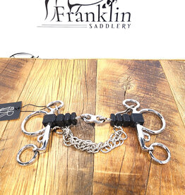 AJR Sport AJR Sport Rubber Block With French Link Baby Pelham Bit 135mm/5.25in