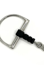 AJR Sport AJR Sport Rubber Block With French Link D Ring Bit 135mm/5.25in