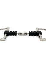 AJR Sport AJR Sport Rubber Block With French Link D Ring Bit 135mm/5.25in