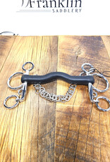 AJR Sport AJR Sport Hard Rubber Port Baby Pelham Bit 135mm