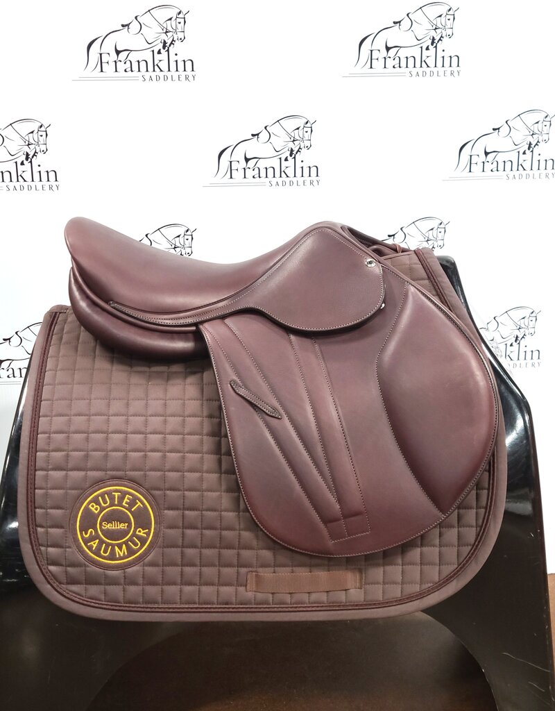 Butet Butet Premium Integrated M2 16.5" Seat 2.25 Flap Gold Saddle