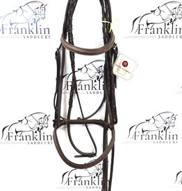 ADT Tack ADT Tack Stealth Tribute Hunter Bridle w/ Raised Fancy Laced Reins